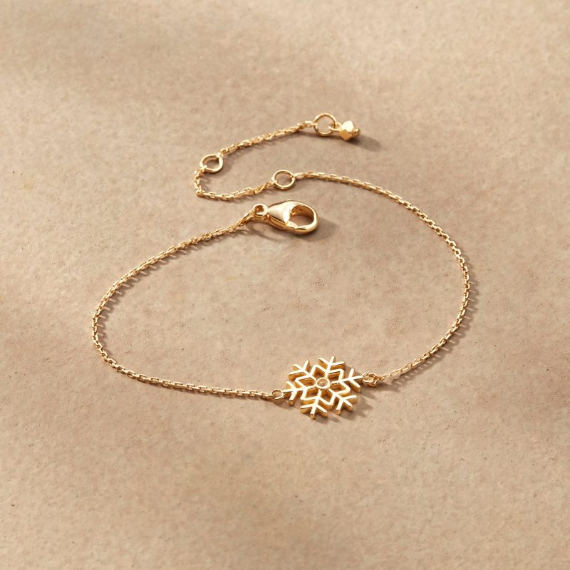 Gold Snowfall Bracelet